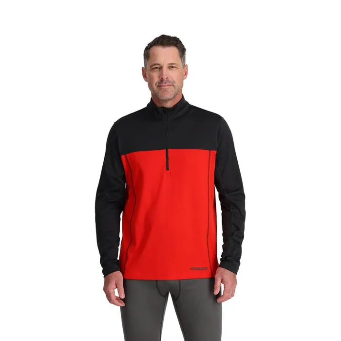Mens Stretch Charger 12 Zip Volcano Spyder Layers