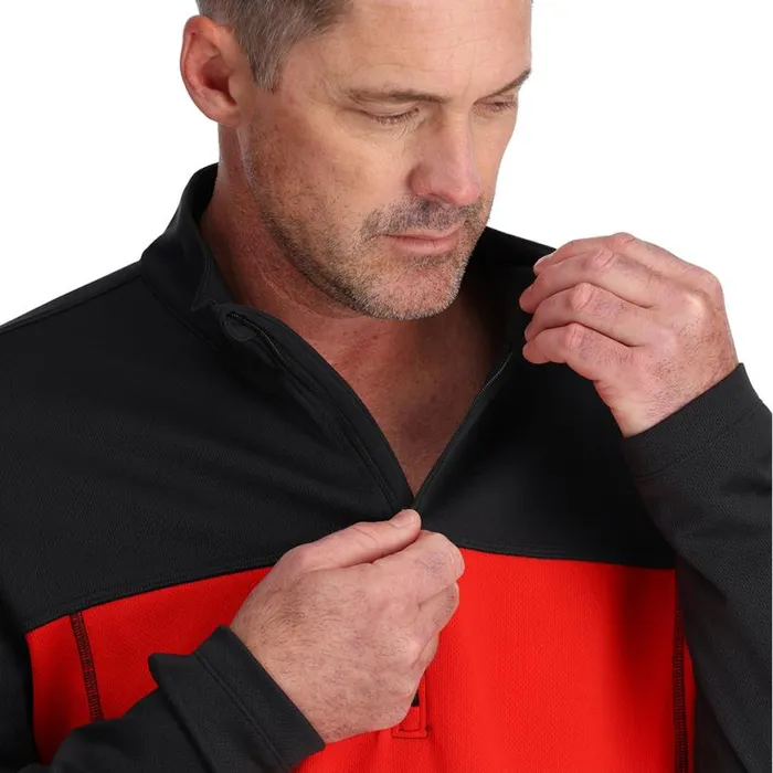Mens Stretch Charger 12 Zip Volcano Spyder Layers