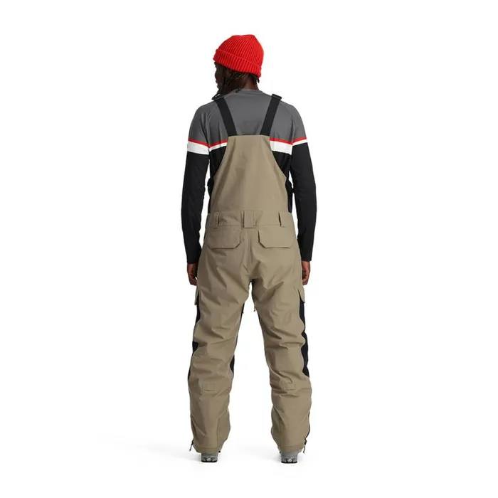 Mens Terrain Bib Desert Taupe Spyder Insulated
