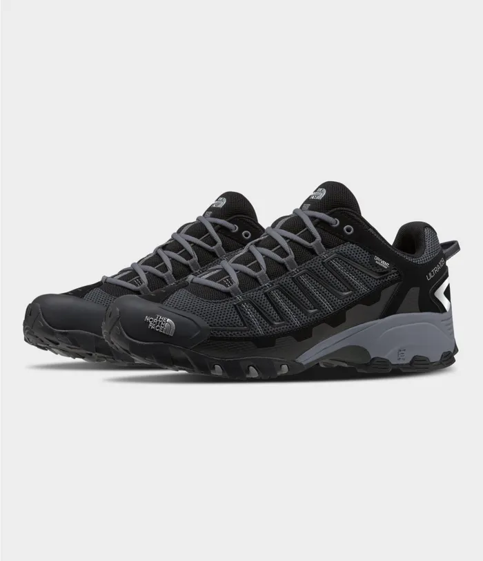 Mens Ultra 109 WP Tnf Blackdarkshadowgrey The North Face Sneakers