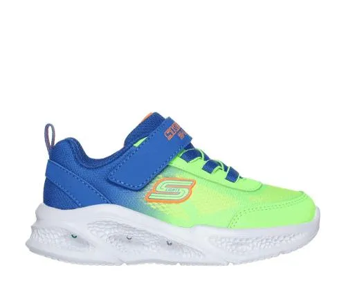MeteorLights 8211 Krendox Blue Lime Kids SKECHERS Toddlers UK Sizes 49