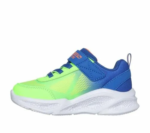 MeteorLights 8211 Krendox Blue Lime Kids SKECHERS Toddlers UK Sizes 49