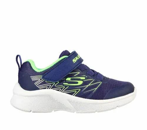 Microspec 8211 Texlor Navy Lime Kids SKECHERS Toddlers UK Sizes 49