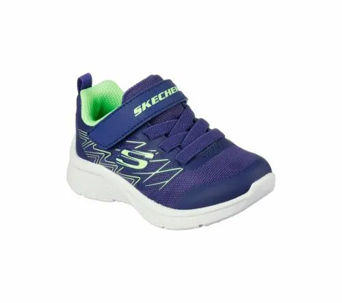 Microspec 8211 Texlor Navy Lime Kids SKECHERS Toddlers UK Sizes 49