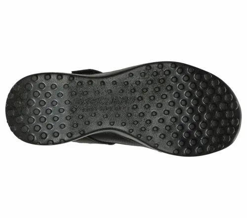 Microstrides 8211 Recess Rules Black Kids SKECHERS Big Kids UK Sizes 36