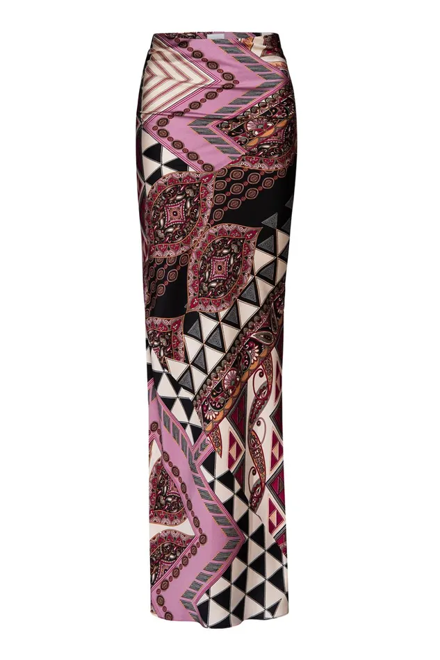 MISA Los Angeles ANARAK SKIRT Leonardo Patchwork Women Skirts and Shorts