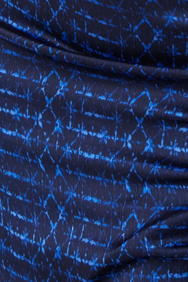 MISA Los Angeles ERIN TOP Midnight Shibori Women Tops