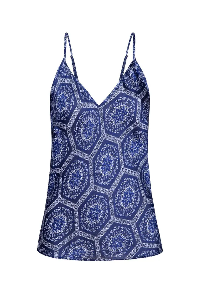MISA Los Angeles SAYA CAMI TOP Lapis Tile Women Matching Sets