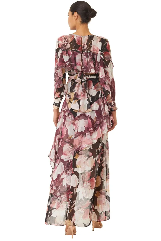 MISA Los Angeles SILVANA TOP Flora Tropical Mix Women Tops