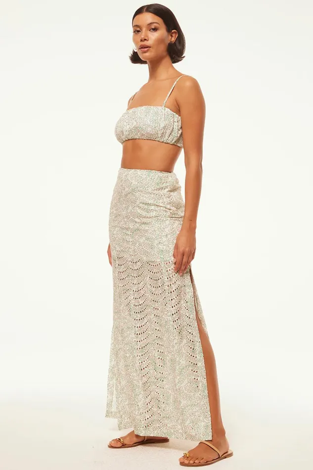 MISA Los Angeles TERESA TOP Dewdrop Eyelet Women Tops