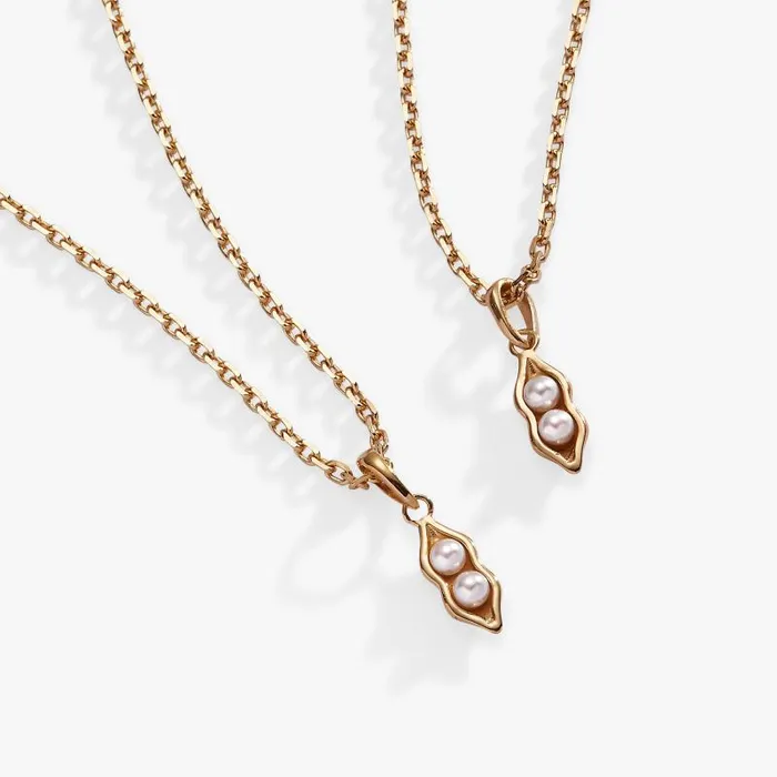 Necklaces Women Alex And Ani 2 Peas In A Pod Adjustable Necklace Set Of 2 14kt Gold Over Sterling Silver