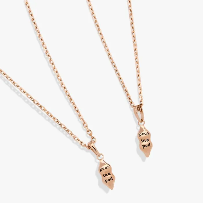 Necklaces Women Alex And Ani 2 Peas In A Pod Adjustable Necklace Set Of 2 14kt Gold Over Sterling Silver