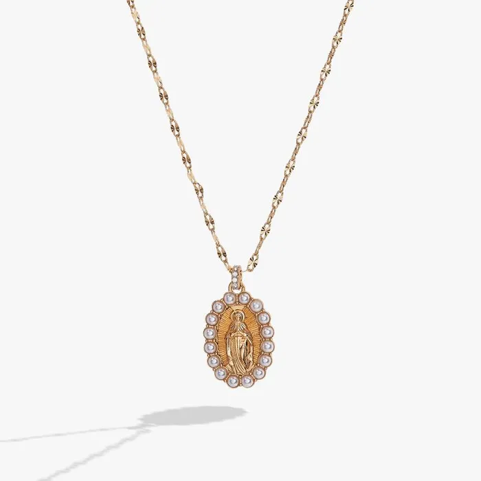 Necklaces Women Alex And Ani Divine Guides Mary Pendant Necklace Gold