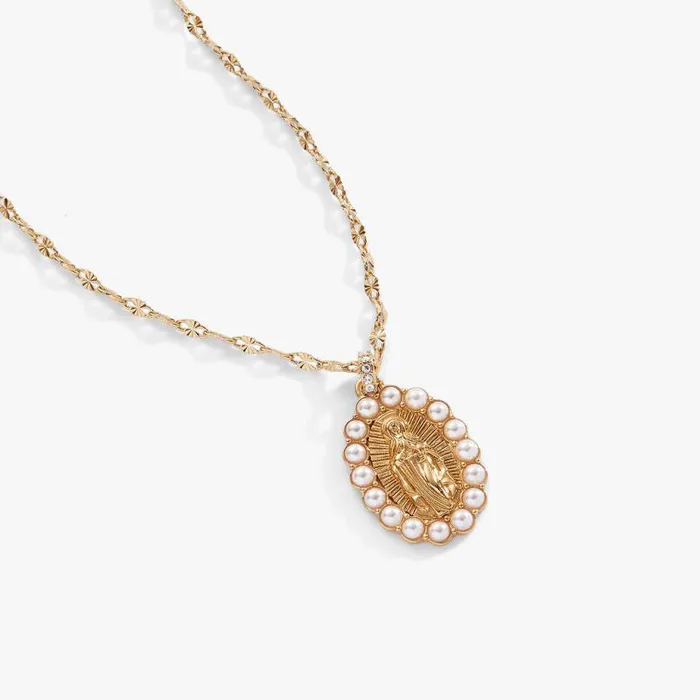Necklaces Women Alex And Ani Divine Guides Mary Pendant Necklace Gold