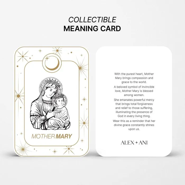 Necklaces Women Alex And Ani Divine Guides Mary Pendant Necklace Gold