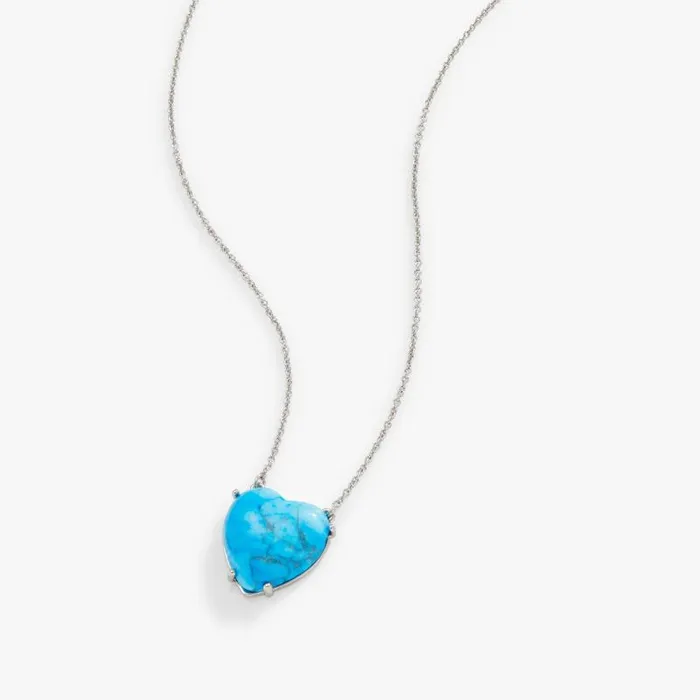 Necklaces Women Alex And Ani Gemstone Heart Necklace Reconstituted Turquoise Silver Necklaces Women Alex And Ani Gemstone Heart Necklace Reconstituted Turquoise Silver
