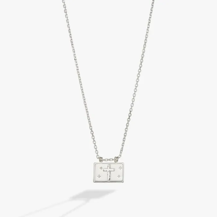 Necklaces Women Alex And Ani Hidden Message Cross Affirmation Necklace Silver