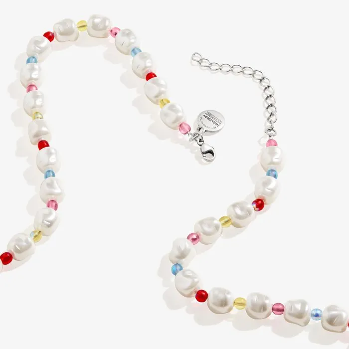 Necklaces Women Alex And Ani Pearl Color Pop Beaded Necklace Rafaelian Silver