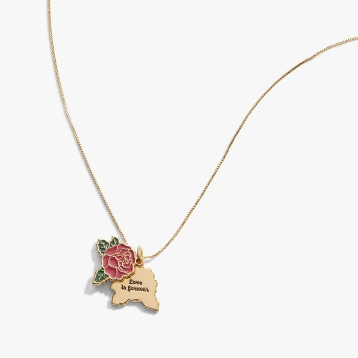 Necklaces Women Alex And Ani Red Rose 039Love Is Forever039 Necklace Gold