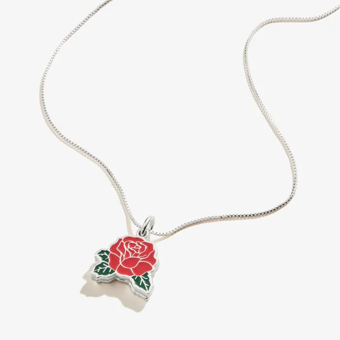 Necklaces Women Alex And Ani Red Rose 039Love Is Forever039 Necklace Gold