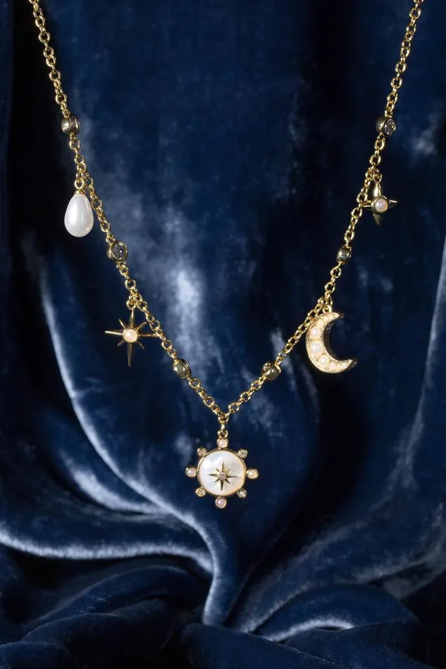 Necklaces Women Alex And Ani Stargazer Charm Necklace Gold