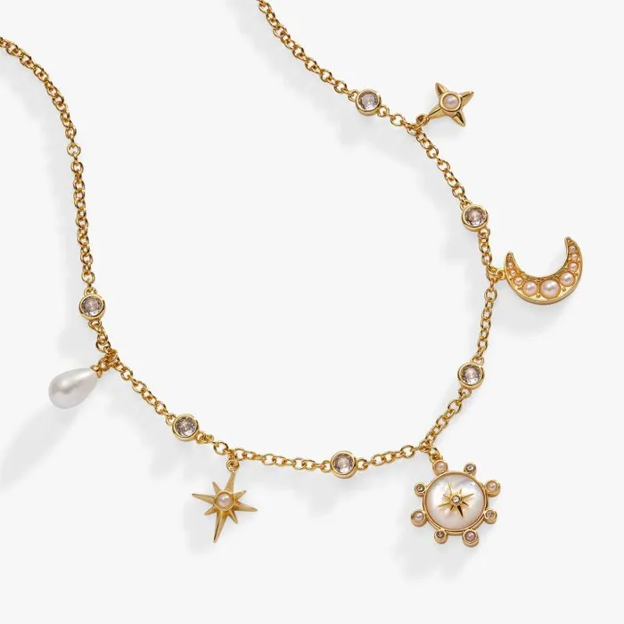Necklaces Women Alex And Ani Stargazer Charm Necklace Gold