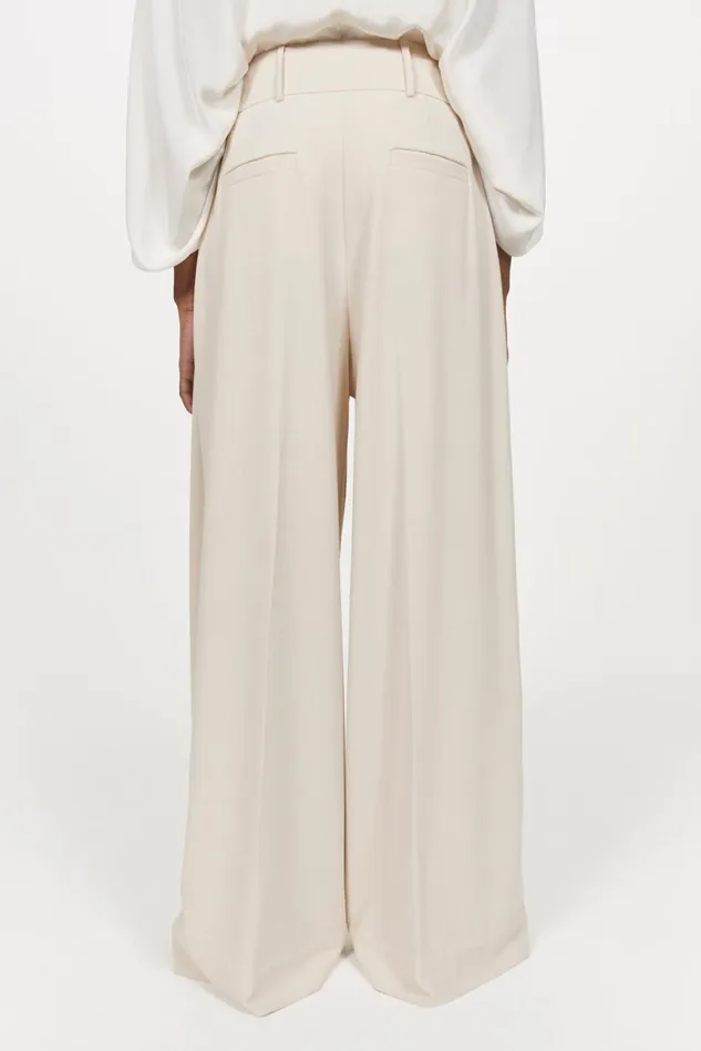 Obi Wide Pants Oyster Women Rodebjer Trousers