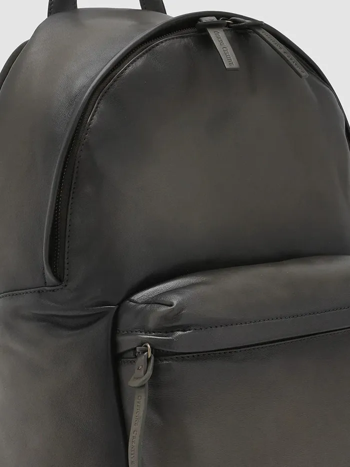 Officine Creative Backpacks OC PACK Bosco Green Leather Backpack 8211 Men