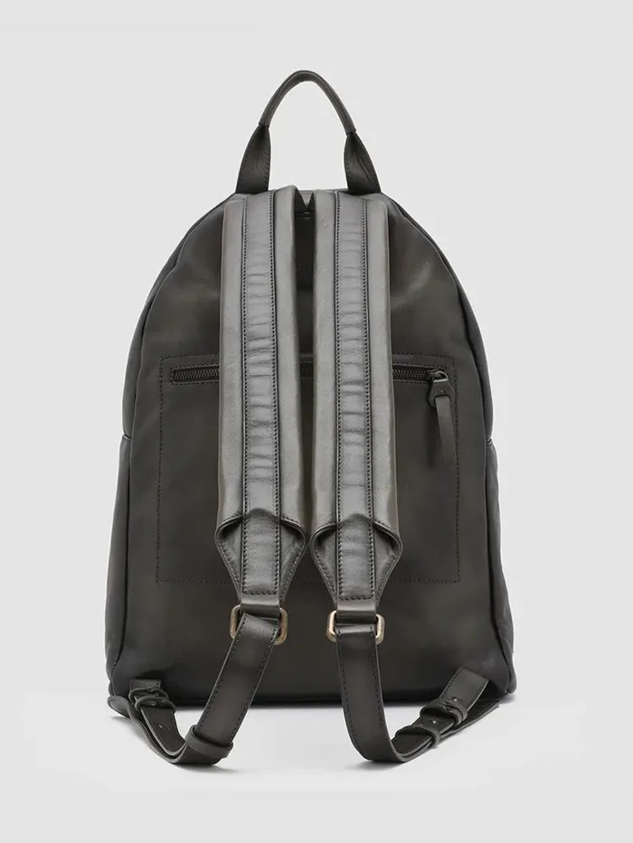 Officine Creative Backpacks OC PACK Bosco Green Leather Backpack 8211 Men