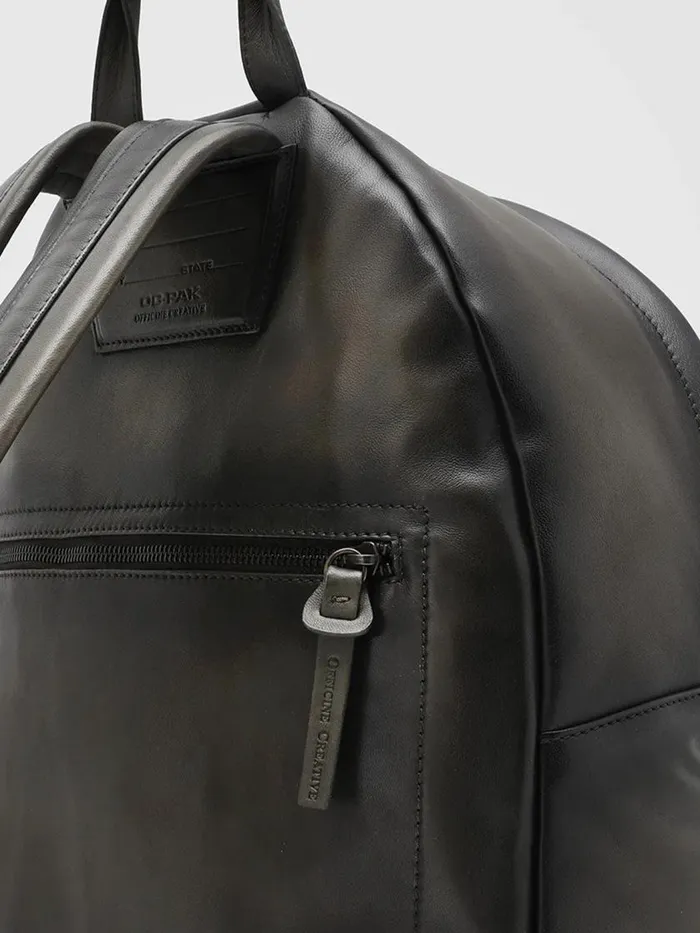 Officine Creative Backpacks OC PACK Bosco Green Leather Backpack 8211 Men