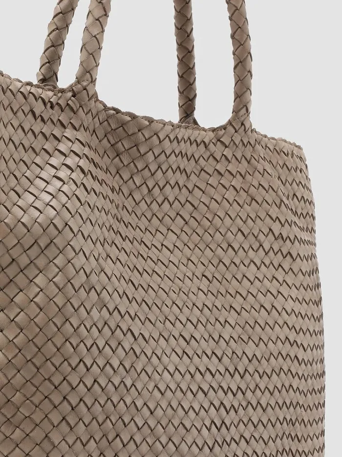 Officine Creative Bags OC CLASS 35 Noun Taupe Leather Tote Bag 8211 Women