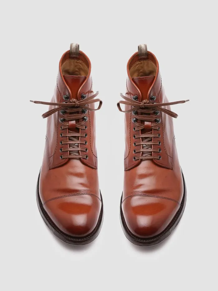 Officine Creative Boots and Ankle Boots ANATOMIA 016 Cuoio Tan Leather Ankle Boots 8211 Men Officine Creative Boots and Ankle Boots ANATOMIA 016 Cuoio Tan Leather Ankle Boots 8211 Men