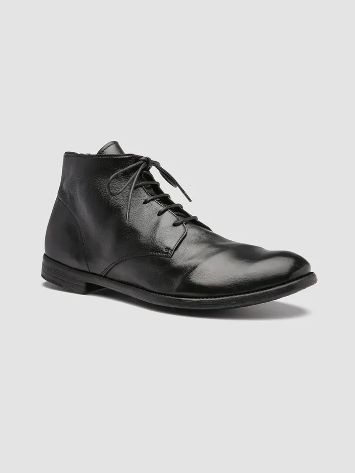Officine Creative Boots and Ankle Boots ARC 513 Nero Black Leather Ankle Boots 8211 Men Officine Creative Boots and Ankle Boots ARC 513 Nero Black Leather Ankle Boots 8211 Men