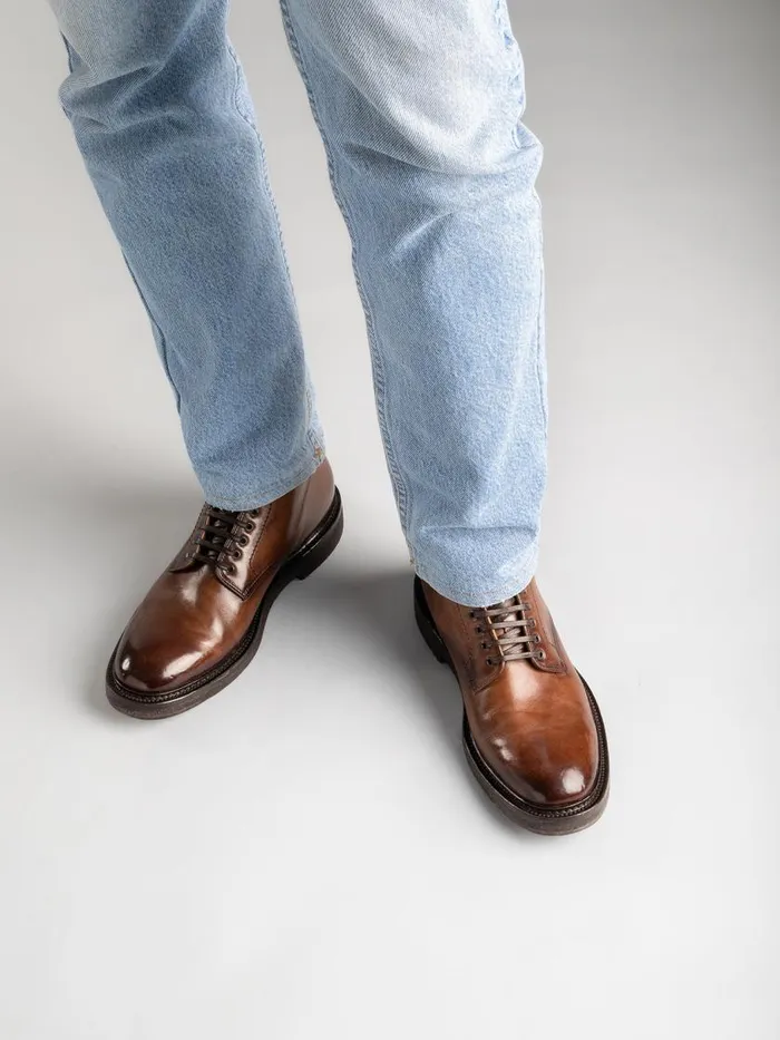 Officine Creative Boots and Ankle Boots HOPKINS CREPE 107 Nero Black Leather Ankle Boots 8211 Men Officine Creative Boots and Ankle Boots HOPKINS CREPE 107 Nero Black Leather Ankle Boots 8211 Men