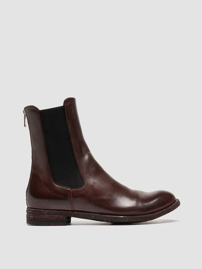 Officine Creative Boots and Booties LEXIKON 073 Ignis Otto Brown Leather Zip Boots 8211 Women Officine Creative Boots and Booties LEXIKON 073 Ignis Otto Brown Leather Zip Boots 8211 Women