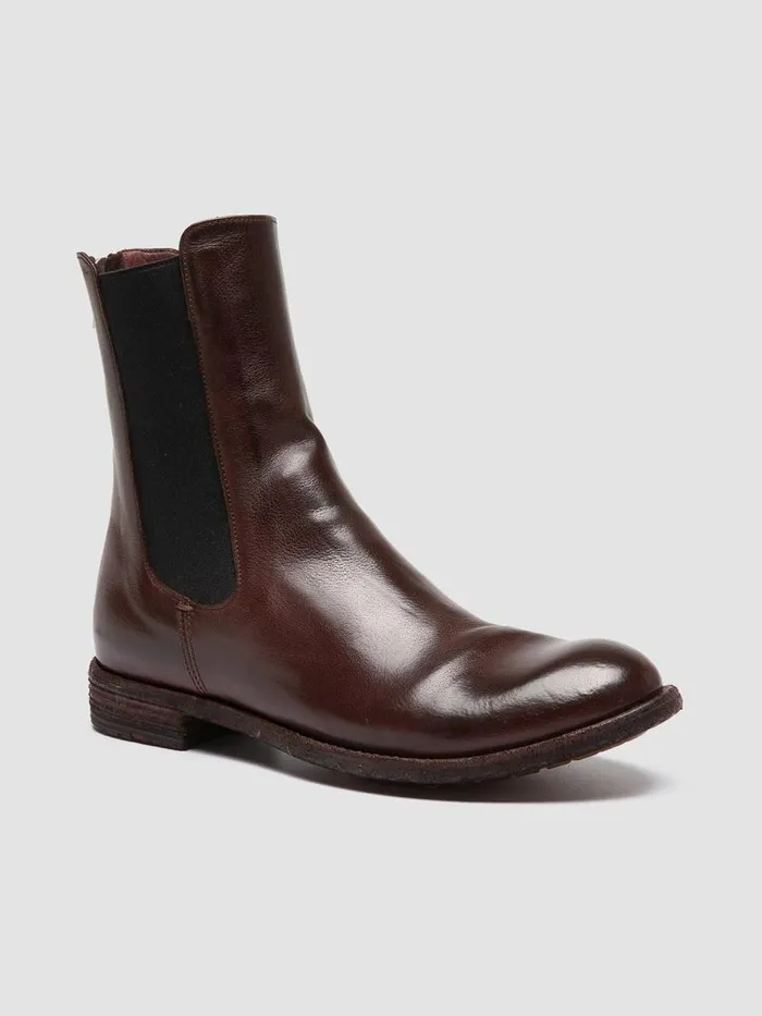 Officine Creative Boots and Booties LEXIKON 073 Ignis Otto Brown Leather Zip Boots 8211 Women Officine Creative Boots and Booties LEXIKON 073 Ignis Otto Brown Leather Zip Boots 8211 Women