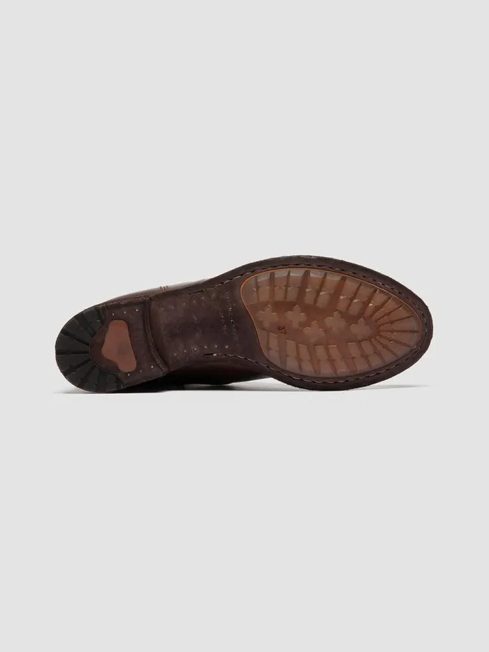 Officine Creative Boots and Booties LEXIKON 073 Ignis Otto Brown Leather Zip Boots 8211 Women Officine Creative Boots and Booties LEXIKON 073 Ignis Otto Brown Leather Zip Boots 8211 Women