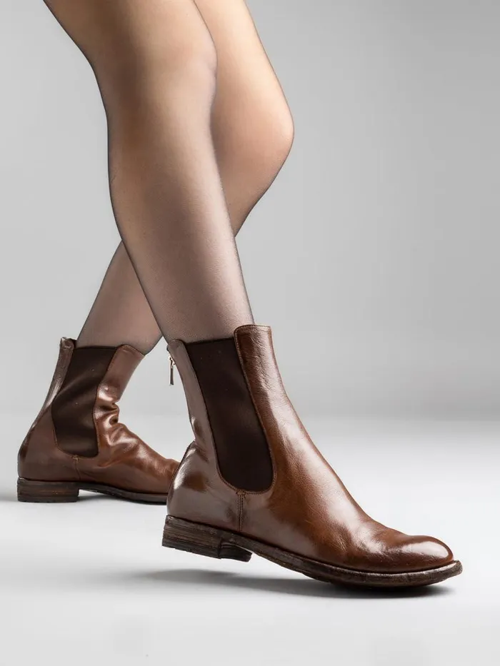 Officine Creative Boots and Booties LEXIKON 073 Ignis Otto Brown Leather Zip Boots 8211 Women Officine Creative Boots and Booties LEXIKON 073 Ignis Otto Brown Leather Zip Boots 8211 Women
