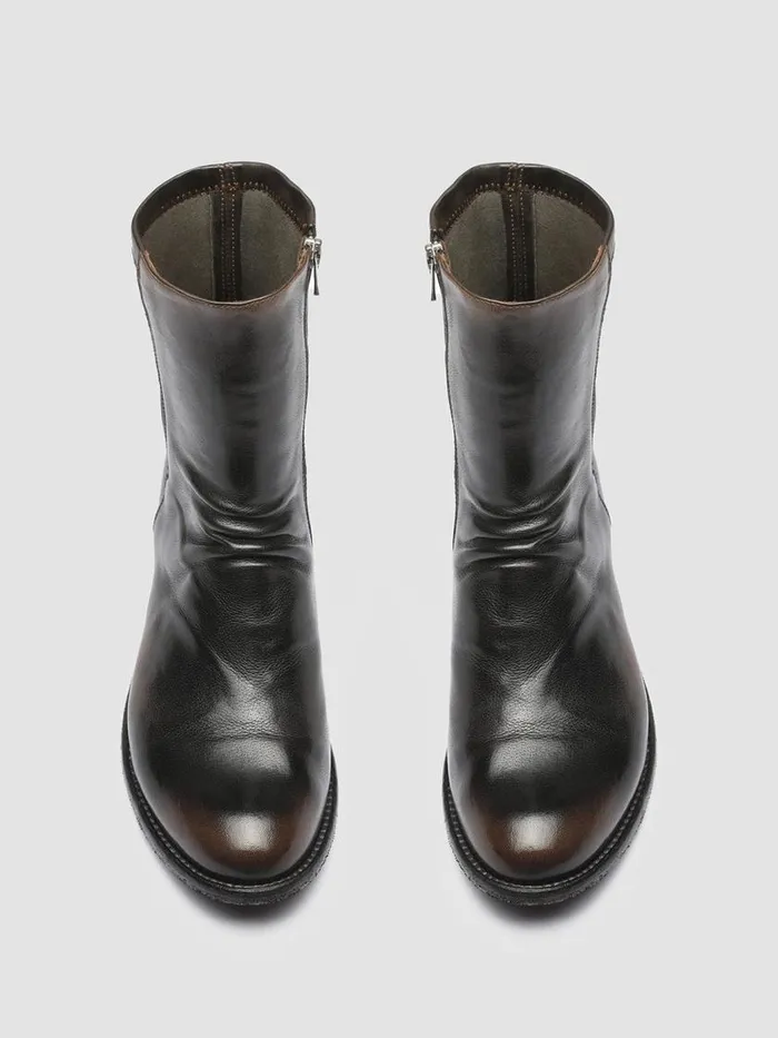Officine Creative Boots and Booties LISON 041 CaffeSupernero Brown Leather Ankle Boots 8211 Women Officine Creative Boots and Booties LISON 041 CaffeSupernero Brown Leather Ankle Boots 8211 Women