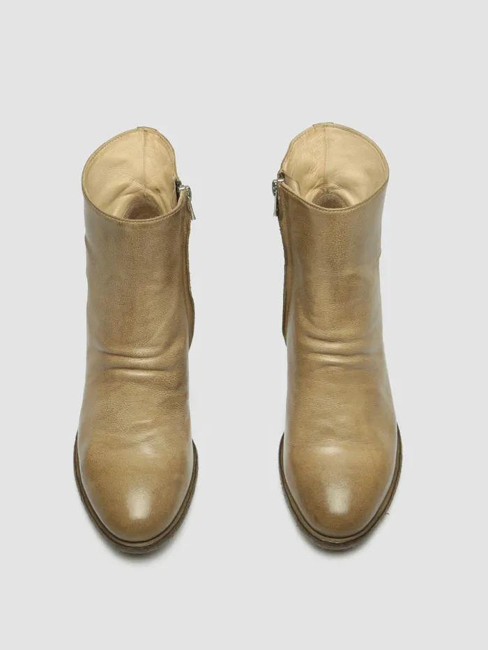 Officine Creative Boots and Booties SHERRY 005 Taupe Taupe Leather Ankle Boots 8211 Women Officine Creative Boots and Booties SHERRY 005 Taupe Taupe Leather Ankle Boots 8211 Women