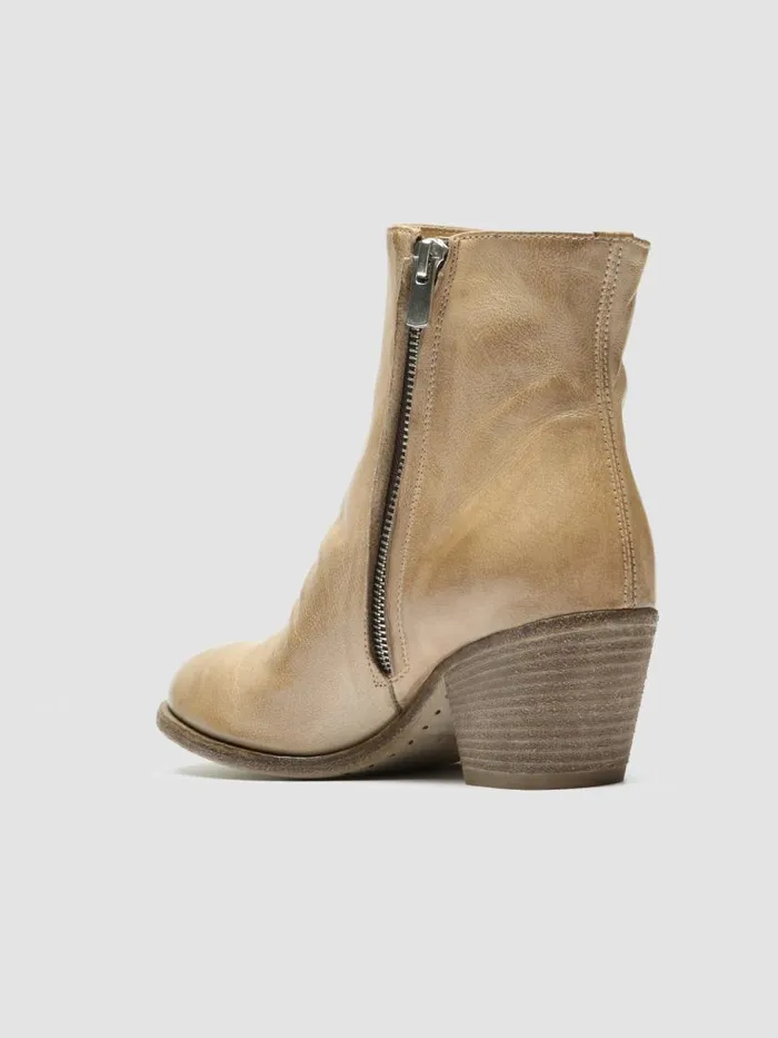 Officine Creative Boots and Booties SHERRY 005 Taupe Taupe Leather Ankle Boots 8211 Women Officine Creative Boots and Booties SHERRY 005 Taupe Taupe Leather Ankle Boots 8211 Women