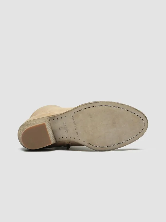 Officine Creative Boots and Booties SHERRY 005 Taupe Taupe Leather Ankle Boots 8211 Women Officine Creative Boots and Booties SHERRY 005 Taupe Taupe Leather Ankle Boots 8211 Women