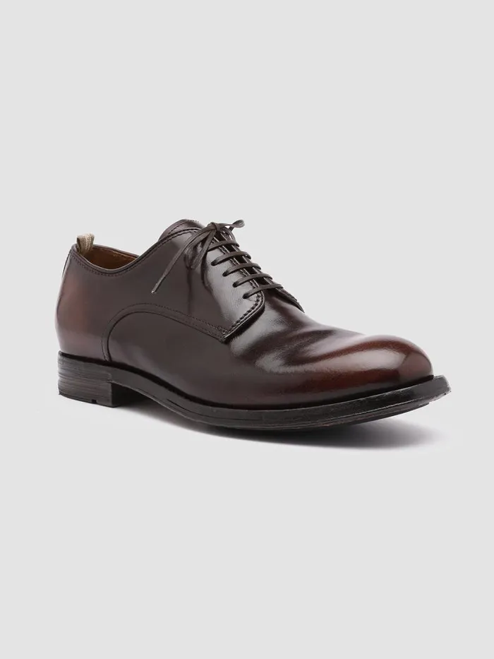 Officine Creative Derbies and Oxfords BALANCE 001 Caffe TMoro Brown Leather Derby Shoes 8211 Men Officine Creative Derbies and Oxfords BALANCE 001 Caffe TMoro Brown Leather Derby Shoes 8211 Men