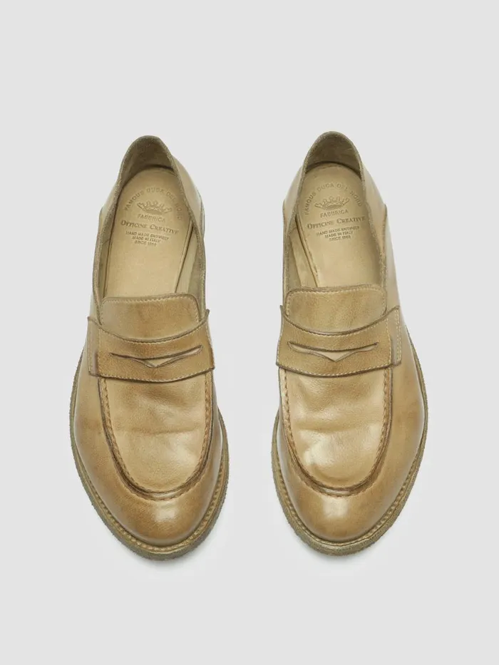 Officine Creative Loafers LEXIKON 516 Taupe Taupe Leather Loafers 8211 Women Officine Creative Loafers LEXIKON 516 Taupe Taupe Leather Loafers 8211 Women