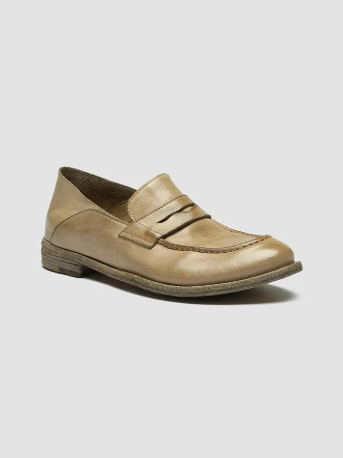 Officine Creative Loafers LEXIKON 516 Taupe Taupe Leather Loafers 8211 Women Officine Creative Loafers LEXIKON 516 Taupe Taupe Leather Loafers 8211 Women