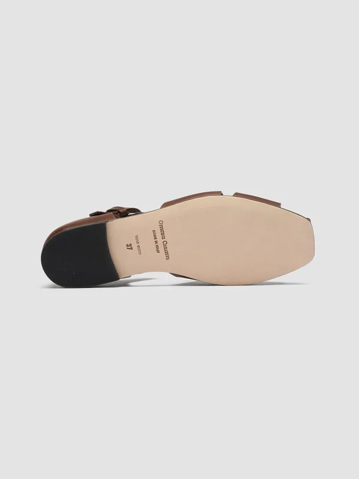 Officine Creative Sandals CUBA 003 Moro Brown Leather Sandals 8211 Women