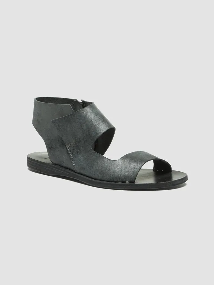 Officine Creative Sandals ITACA 039Nero Black Leather Sandals 8211 Women