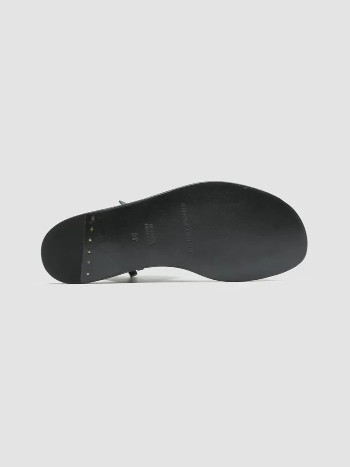 Officine Creative Sandals ITACA 039Nero Black Leather Sandals 8211 Women