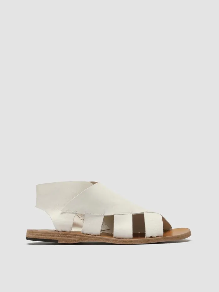 Officine Creative Sandals ITACA 044 Nebbia White Leather Sandals 8211 Women