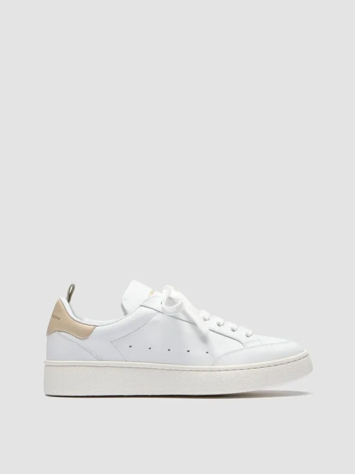 Officine Creative Sneakers MOWER 109 BiancoArgentina White Leather Sneakers 8211 Women Officine Creative Sneakers MOWER 109 BiancoArgentina White Leather Sneakers 8211 Women